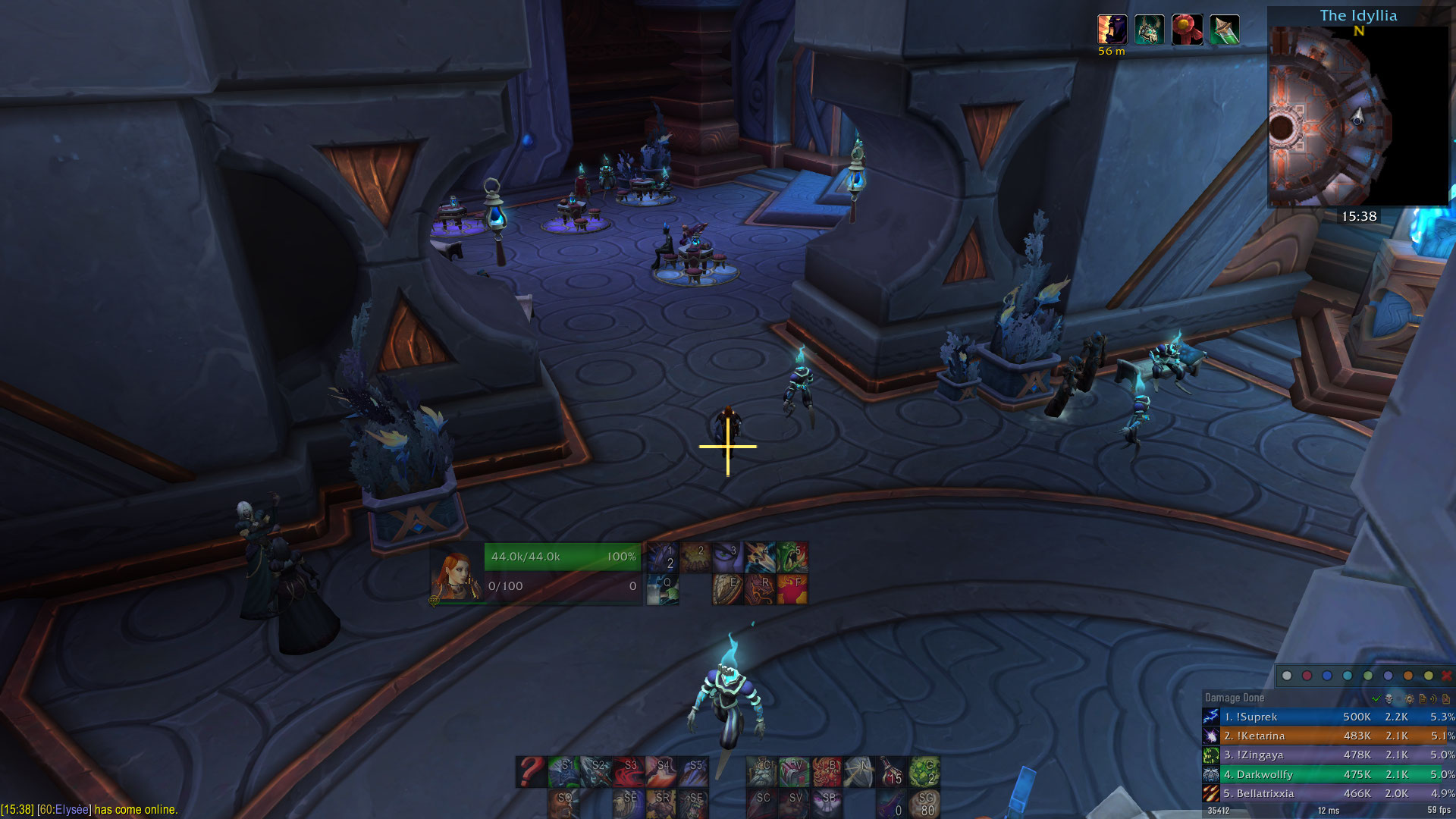 Crosshair Raid Dungeon Screenshots WeakAura World Of Warcraft
