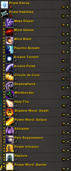 Priest Abilities Group Screenshots WeakAura World Of Warcraft