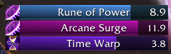 Arcane Mage Empowerments Rune Of Power Arcane Surge Time Warp