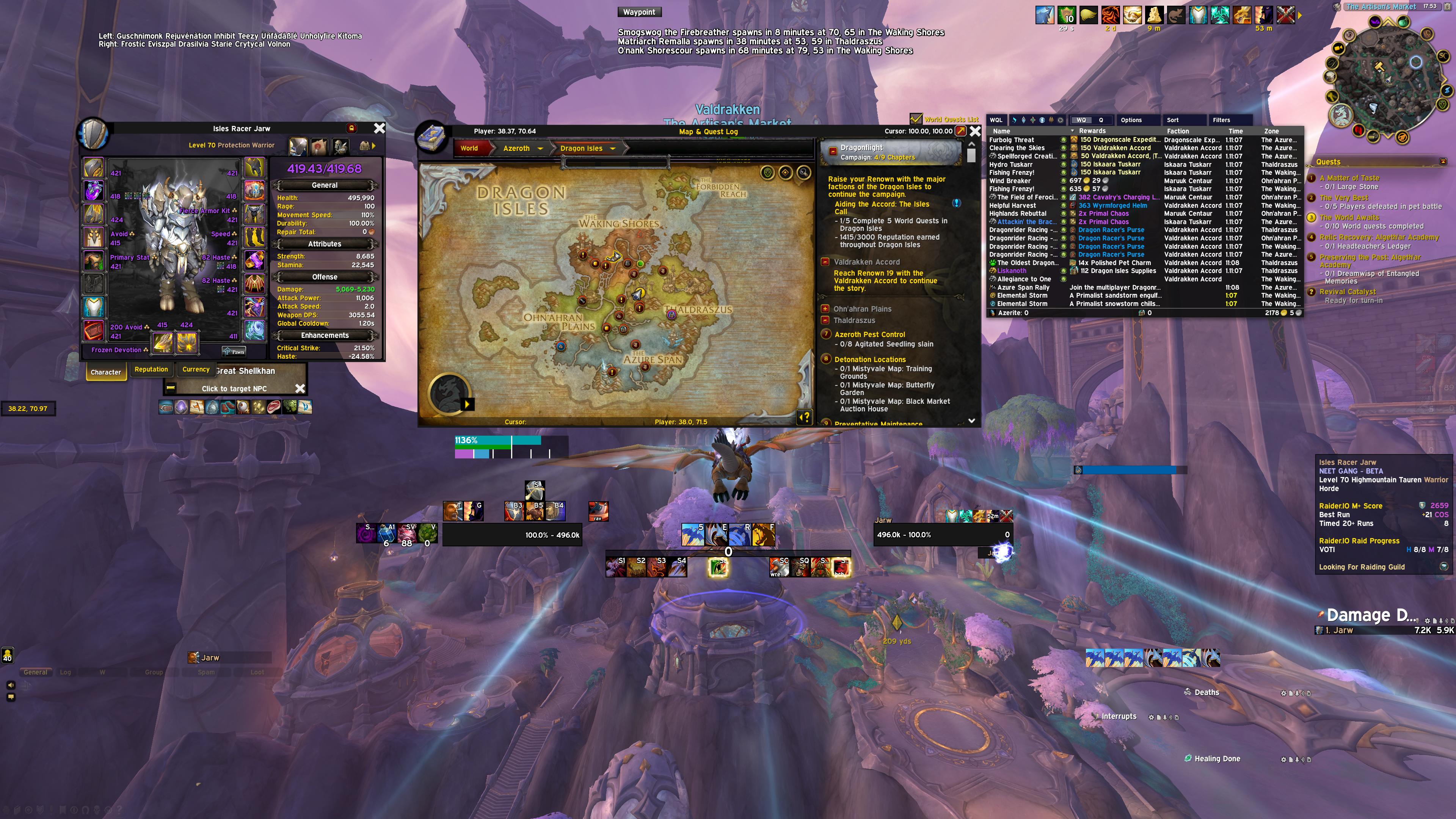 Lower UI Scale 1440p 4K Ultrawide WeakAura World Of Warcraft