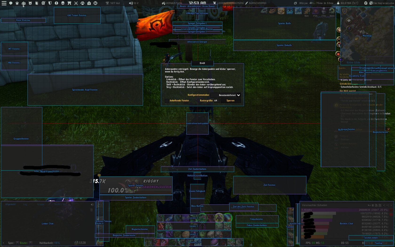 ElvUI Demon Hunter Screenshots - ElvUI - World of Warcraft