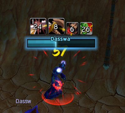 Dassw's Warrior Nameplate Debuffs