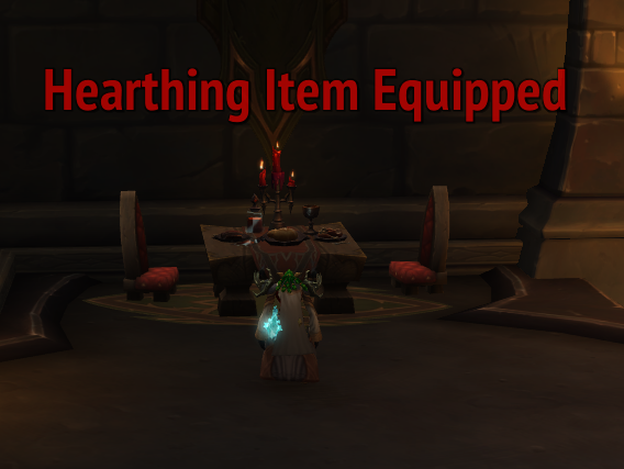 Shaded Hearthing Enchanted Item Equipped