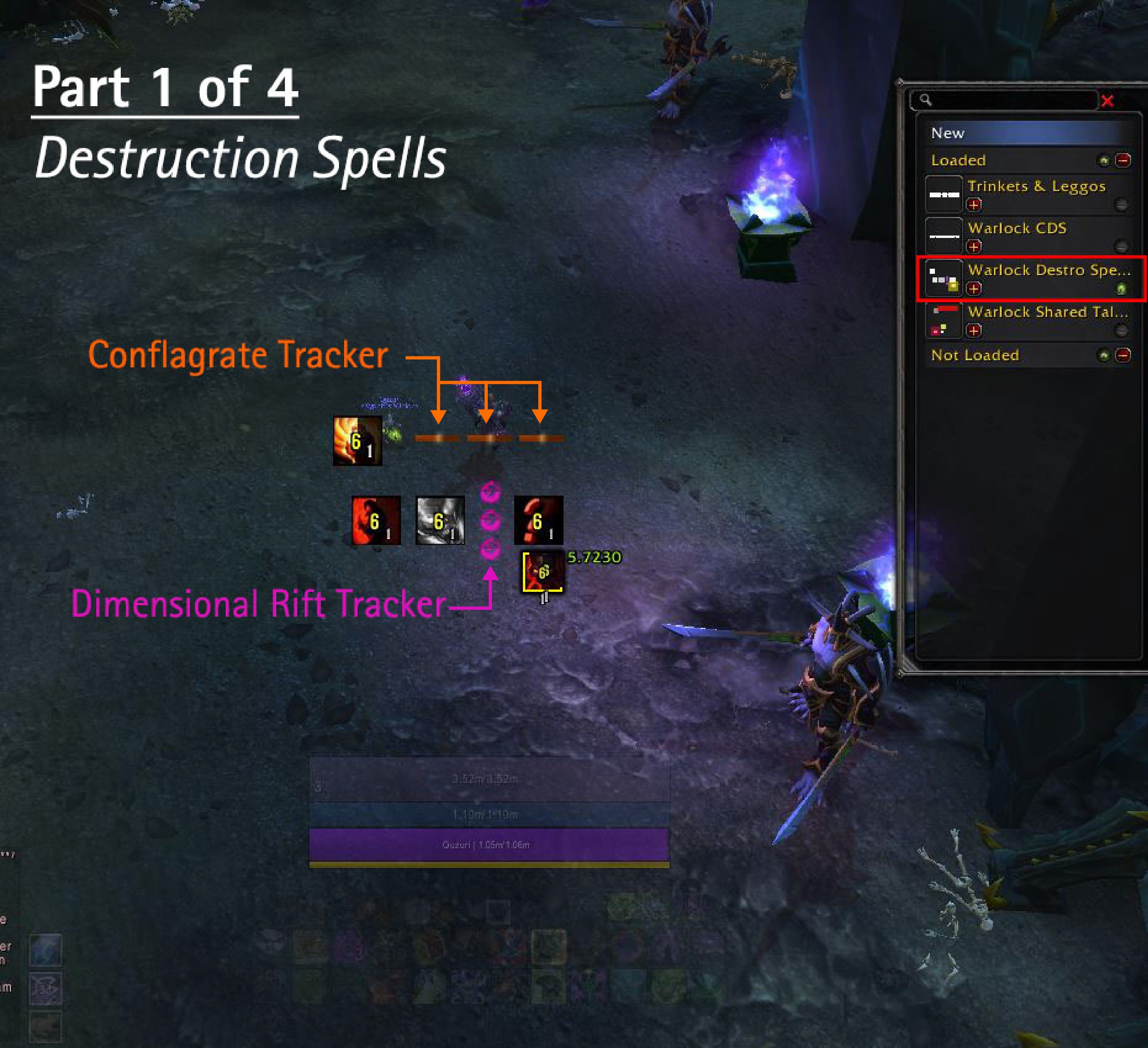 Patch 7.2 Destro Warlock Set - Part 1 of 4: Destruction Spells