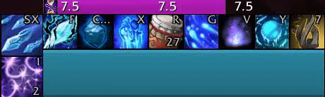 Bloodlust effects duration bar