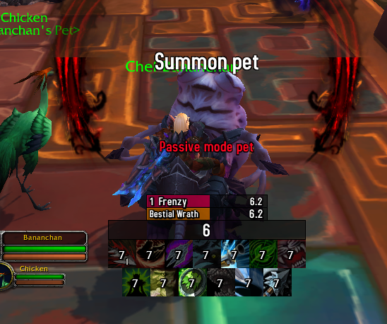 Wow Hunter Pet Health Bar