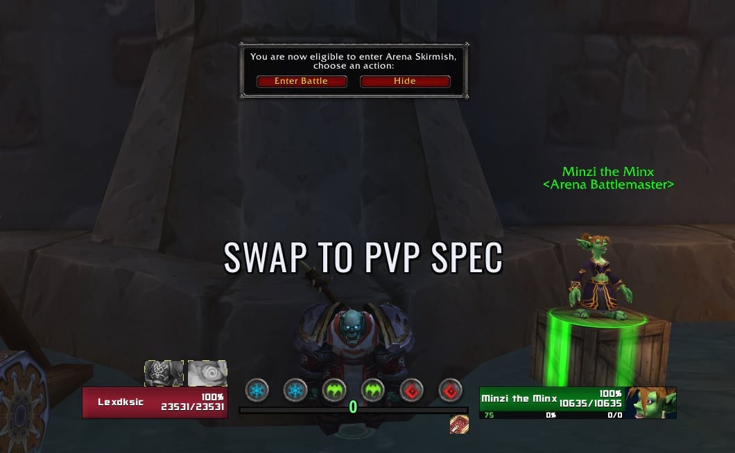 PVP Queue WRONG SPEC!