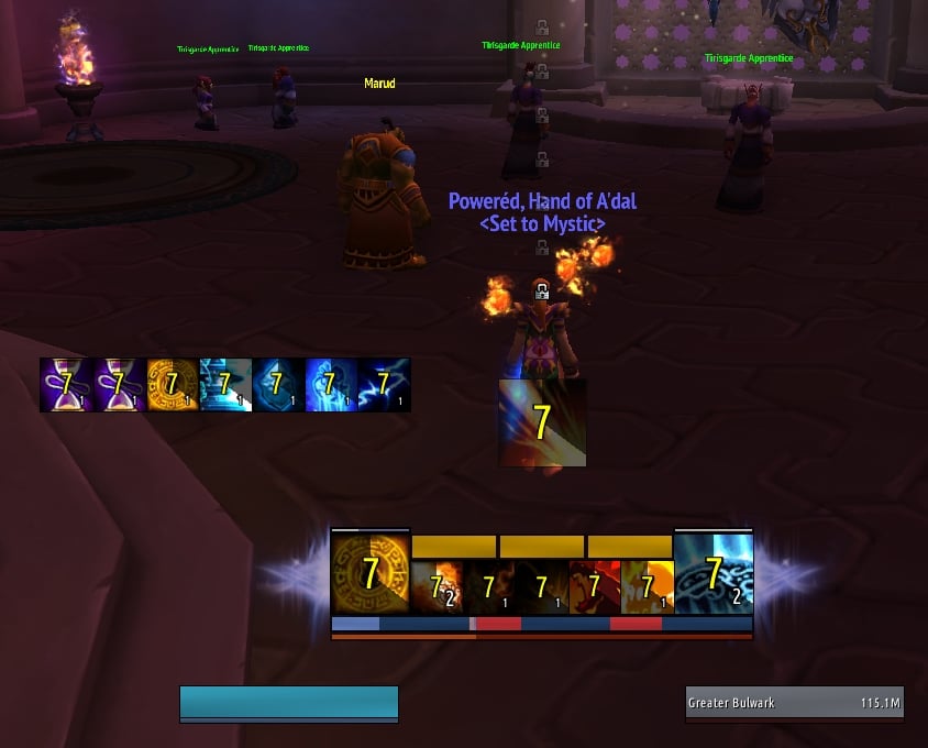 Powered's Fire Mage HUD v1.21 (Large) - Legion