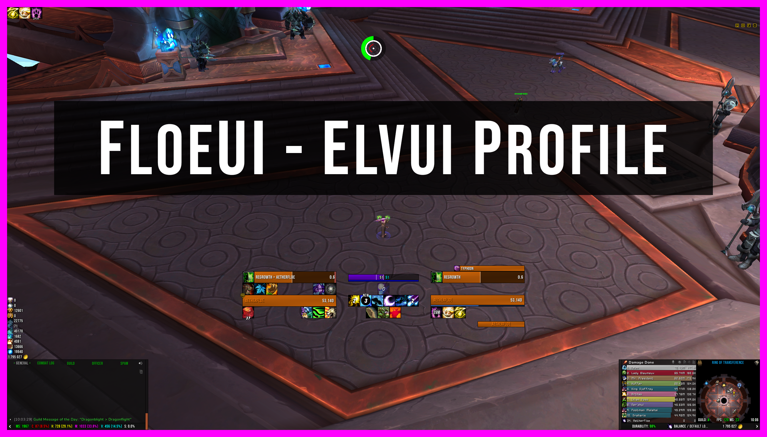 FloeUI - ElvUI Profile [Dragonflight]