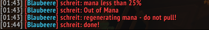 Healer Mana Notification