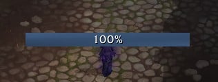 Simple Mana Bar - shows percent; single aura