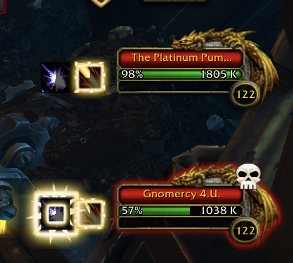 Balance druid DoTs on boss frames with pandemic glow