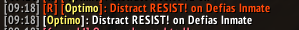 Distract Resist Chat Notification