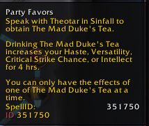 Party Favor (The Mad Duke's Tea)