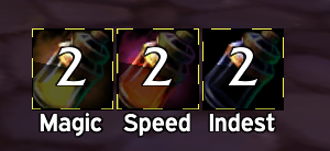 Clickable Pre Pull timers for Magic/Speed/Indestructible Potions.