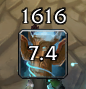 Restoration shaman cloudburst icon with timer and healing