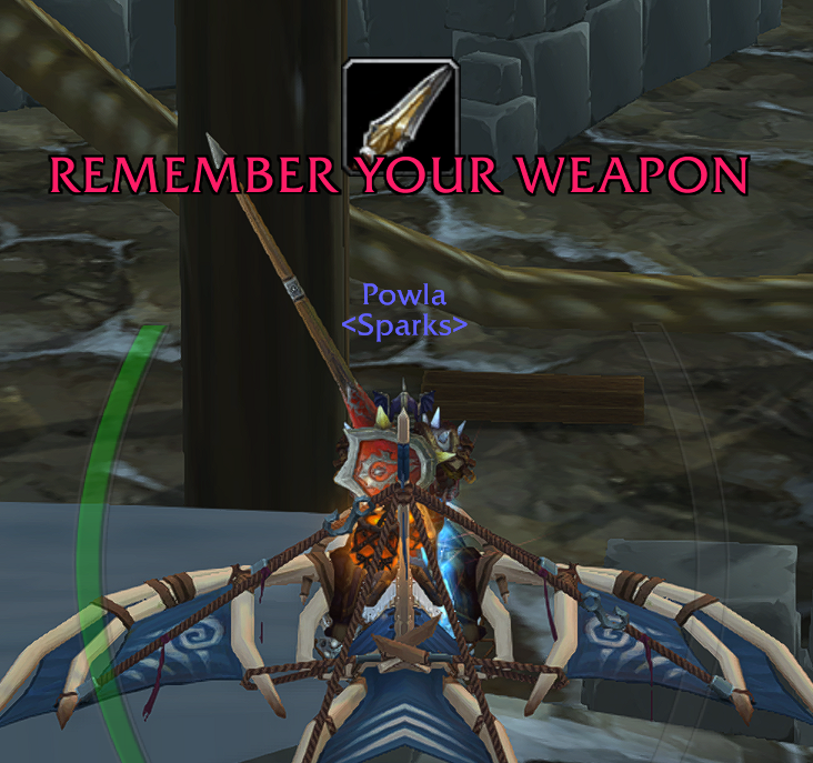 Lance - Weapon reminder