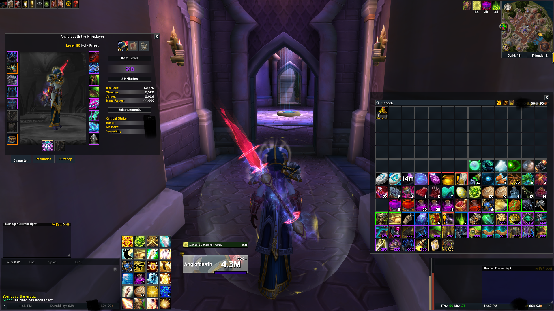 Elv UI Clean Healer Interface