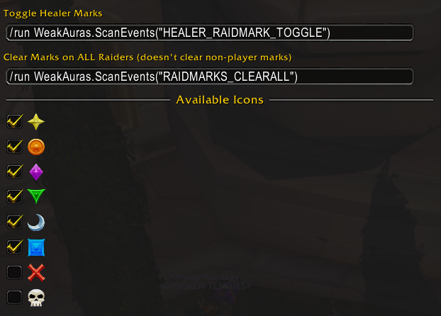 Rumsey - Healer Raid Marks