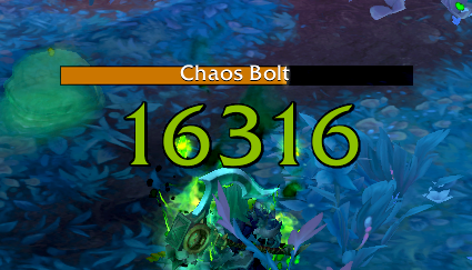 CHAOS BOLT DAMAGE