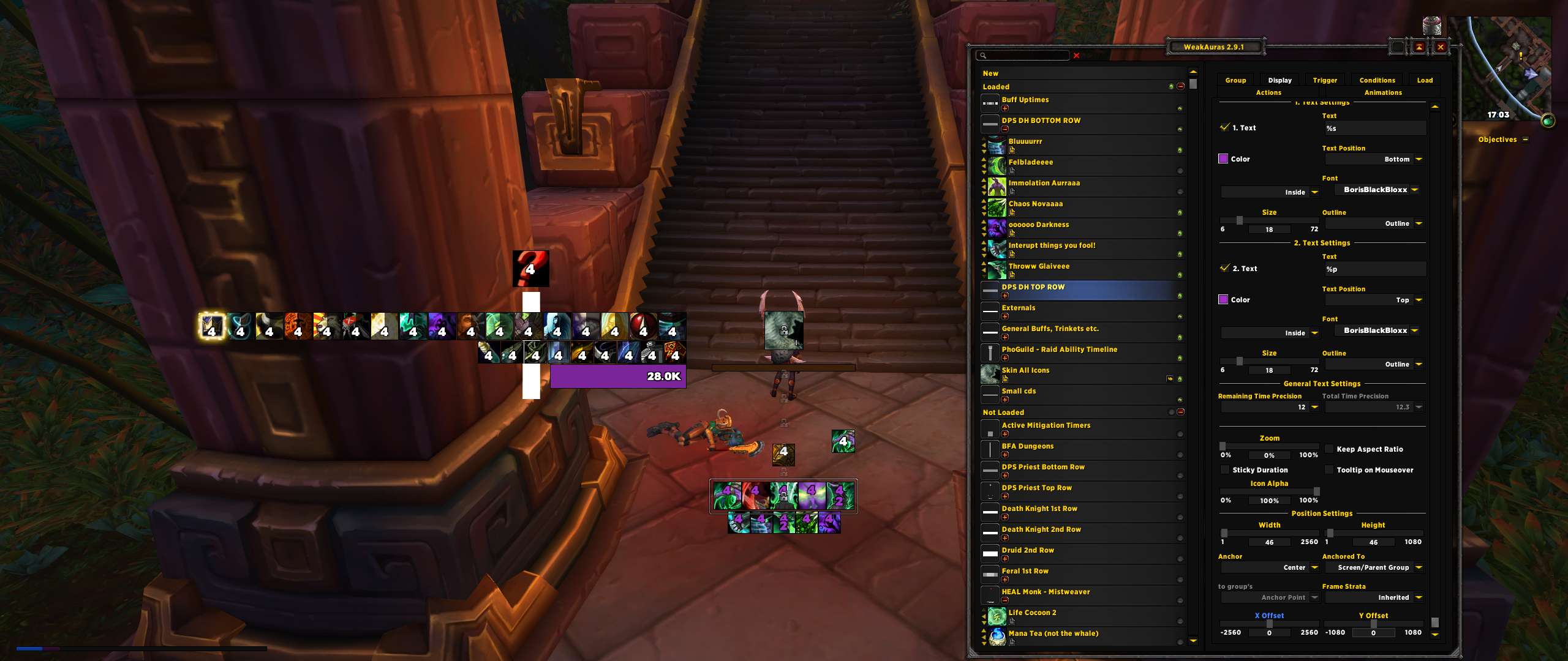 DPS Demon Hunter TOP ROW