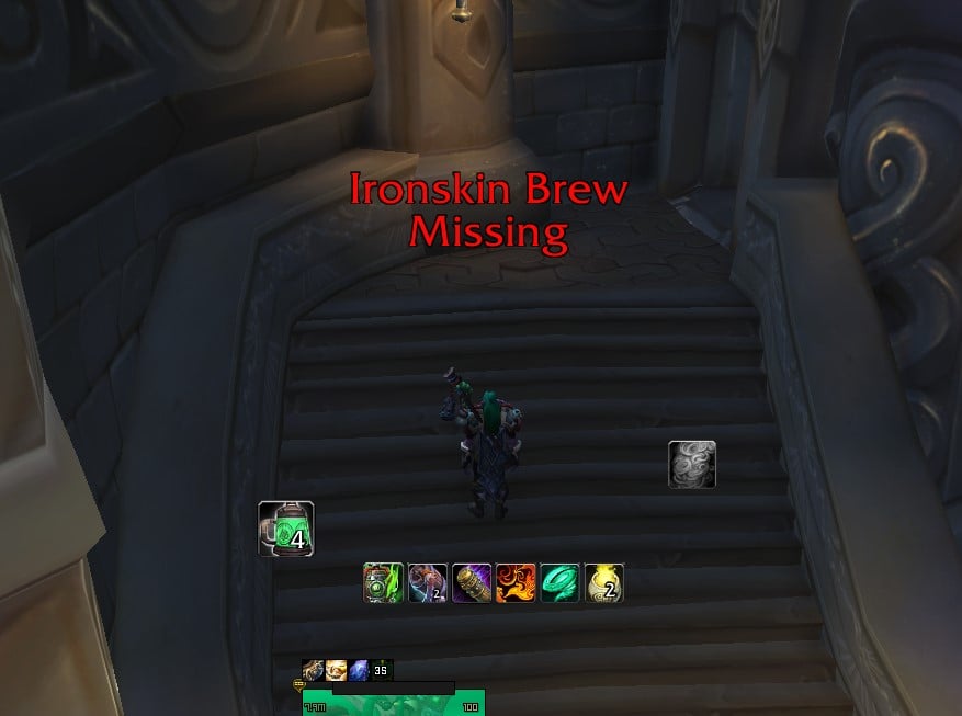 Ironskin Brew missing