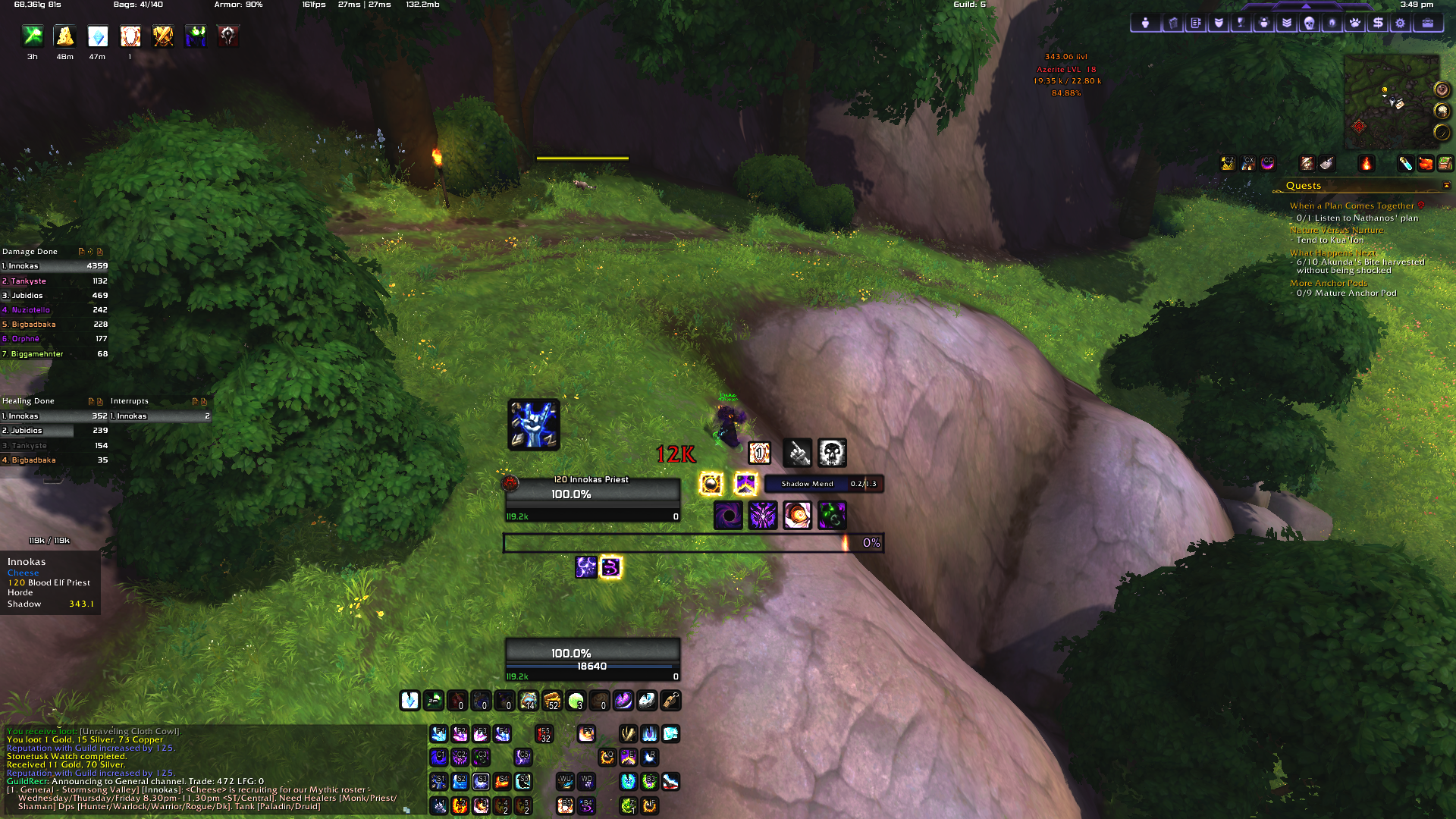 Mythic+ Interrupt Tracker DG v2 Wago.io