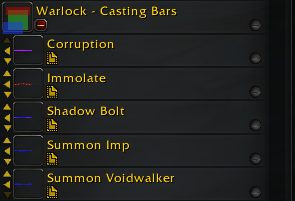 Warlock - Casting Bars (Swiftnezz Edition)