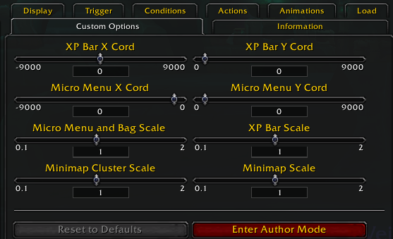 XP/Micro/MiniMap UI Editor