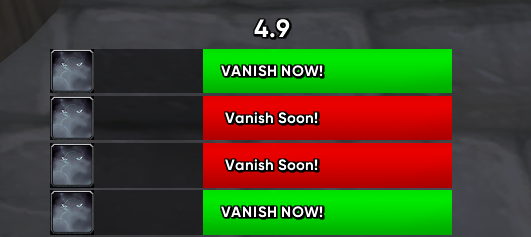 Rogue Vanish Timings - Saji Edit