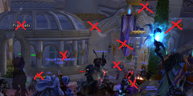 Disable Enemy Nameplates in Dalaran (WOTLK Classic)