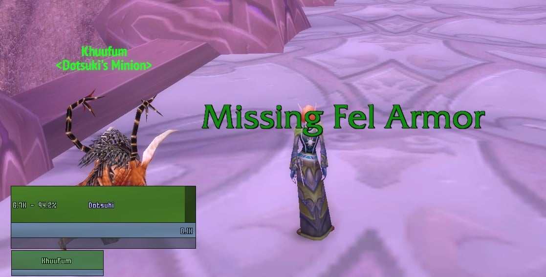 Missing Fel Armor