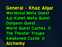 voz' List - The War Within | Wago.io