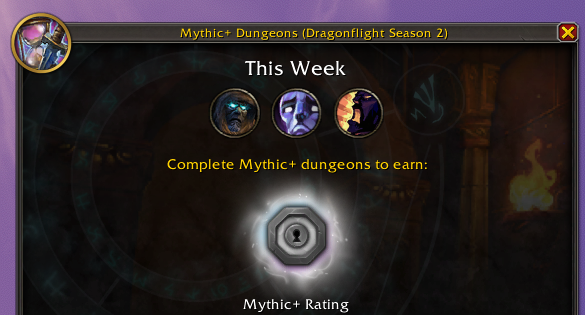 Mythic+ Affix Icons Alignment