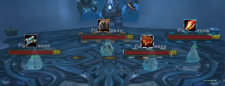 Ulduar - Hodir - Flash Freeze Nameplate Class Icons (Horde)