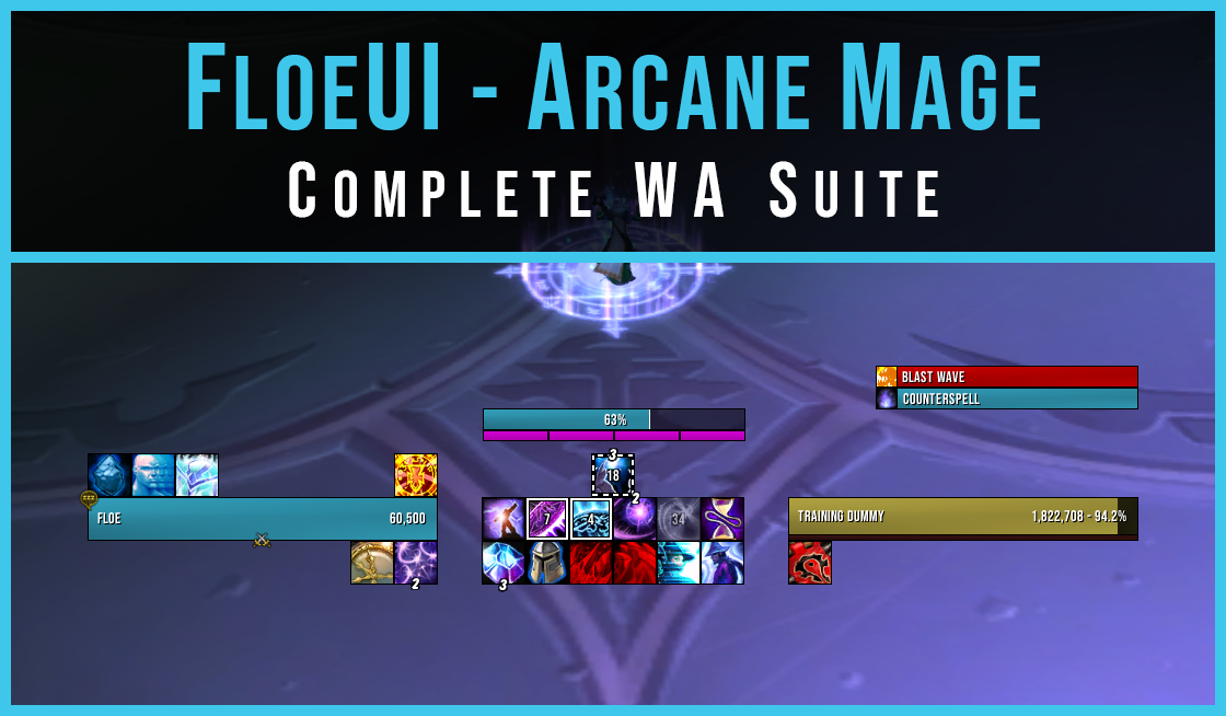 FloeUI Arcane Mage [Dragonflight] Screenshots WeakAura World of