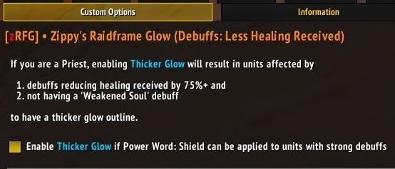 [zRFG] • Zippy's Raidframe Glow (Debuffs: Healing Reduction)