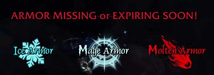 Missing Armor Alert - Mages