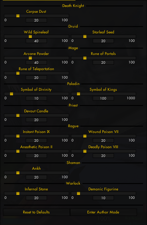 AutoBuy Reagents & Ammo Enhanced Wrath