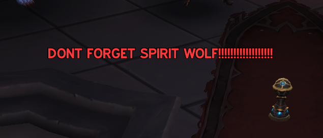 Derpys - Sanguine Spirit Wolf Reminder