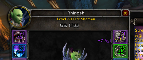 Rhinos GearScore Display | Wago.io