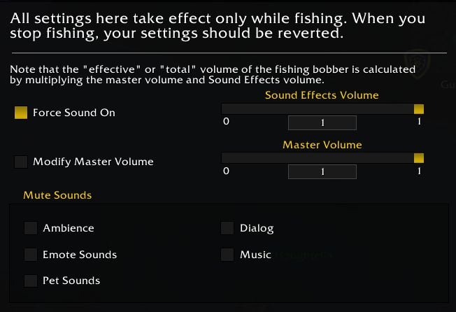 Fishing Volume