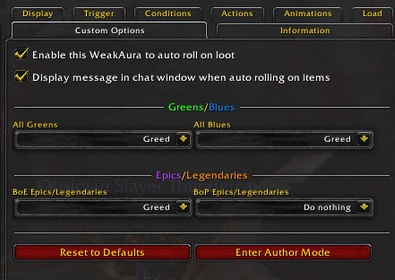 Auto Roll (WotLK) v2.0.0 5 MAN 