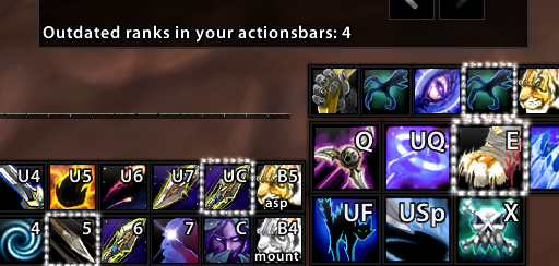 Spell Rank Check for Action Bar Buttons