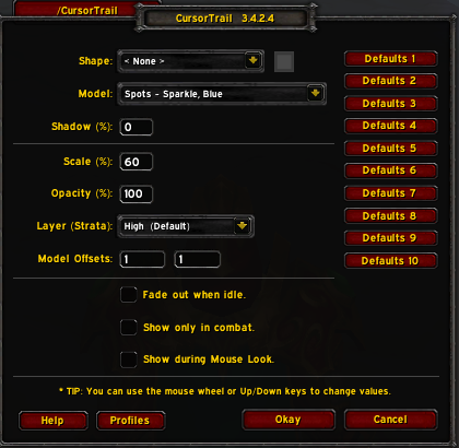 CursorTrail - World of Warcraft Addons - CurseForge