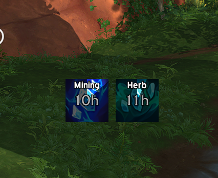 Clickable Icons With Timers for Overload Elemental Herb / Deposit / Mining 