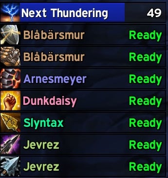 M+ Interrupt and Thundering Tracker