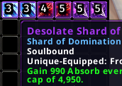 DOM SHARD RANK DISPLAY