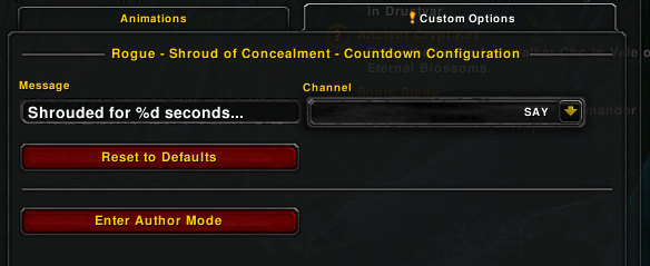 Rogue - Shroud of Concealment - Countdown