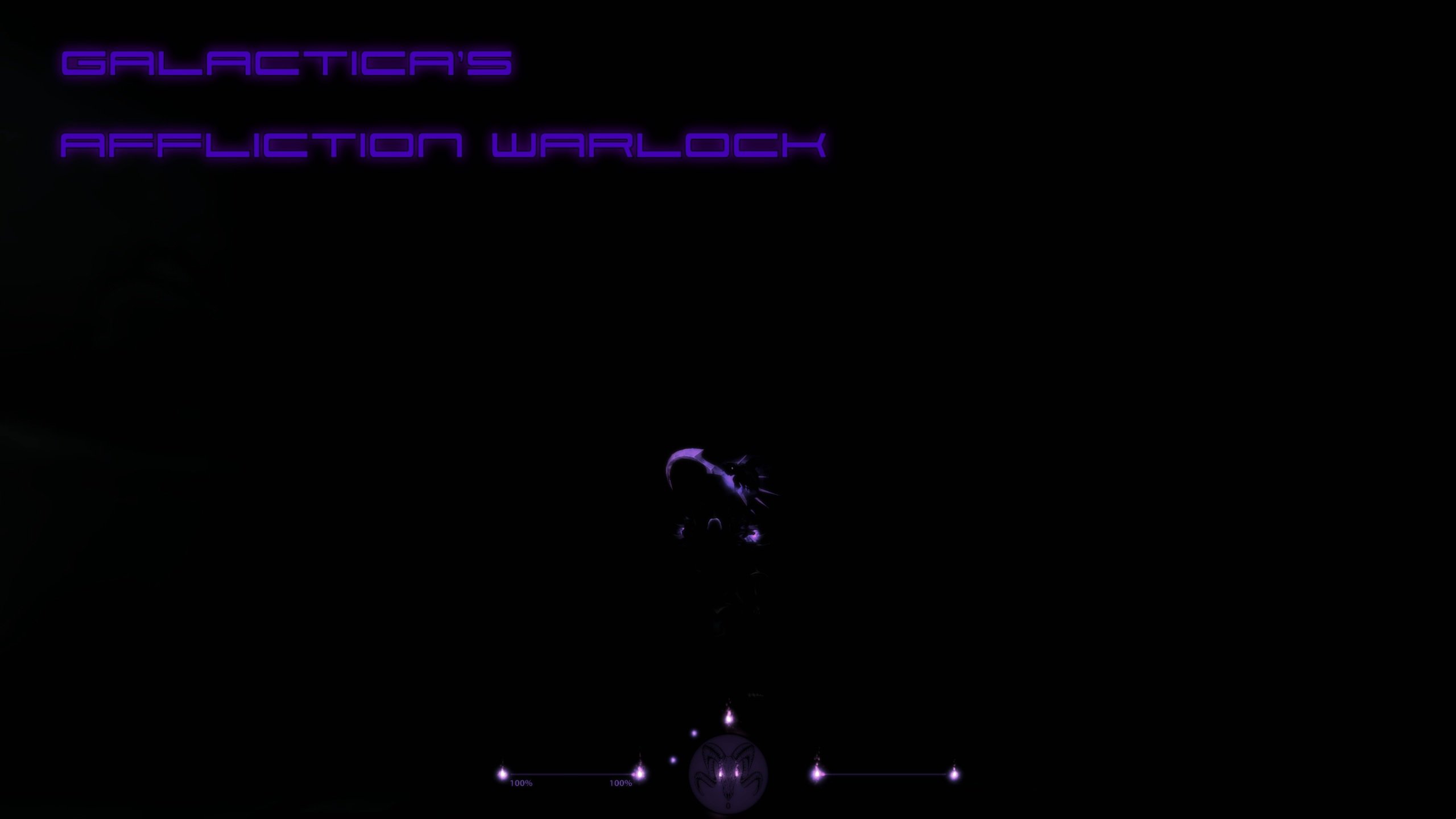 Galactica's Affliction Warlock UI